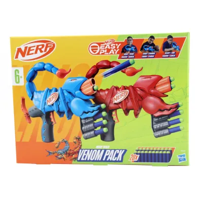 Nerf 2 pistole +  20 šipek Venompack
