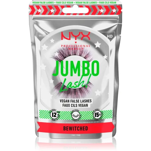 NYX Professional Makeup Halloween Cirque Du Tricks Jumbo Lashes umělé řasy typ 02 Bewitched 1 ks