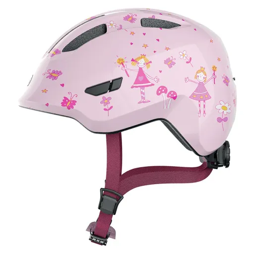 Dětská cyklo přilba Abus Smiley 3.0 Rose Princess M (50-55)