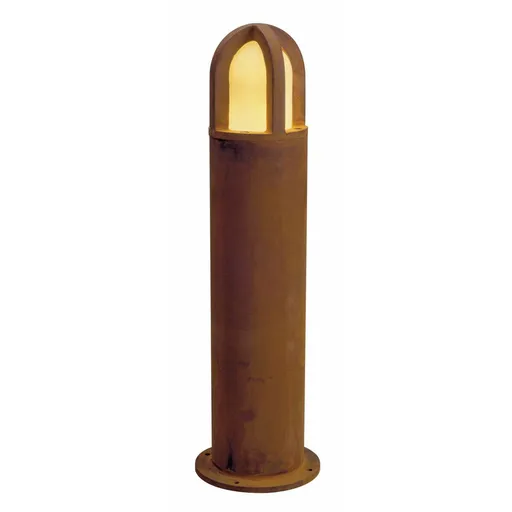 SLV BIG WHITE RUSTY CONE 70, venkovní stojací lampa, TC-DSE, IP54, kulatá, rezavé železo, pr./V 15/70 cm, max. 11 W 229432