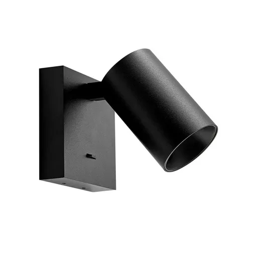 Light Impressions Deko-Light nástěnné přisazené svítidlo - Can Tilt hranaté, 1x 7,5 W GU10, černá 341338