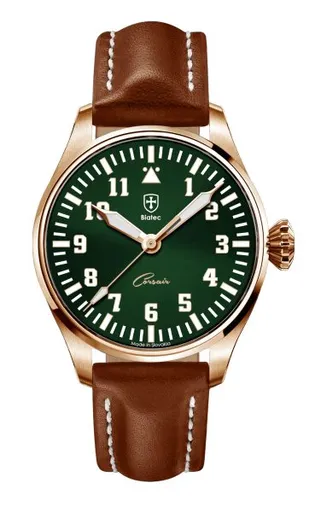 Biatec Corsair Vintage 04 - Světle hnědý kožený řemínek