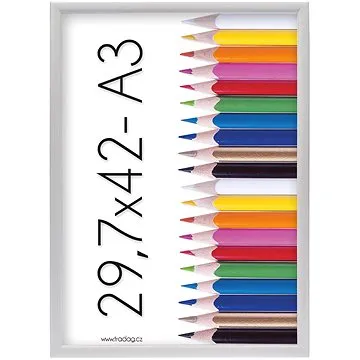 TRADAG Polaris bílý 29,7 x 42 /A3/plexi (1512_2942G)