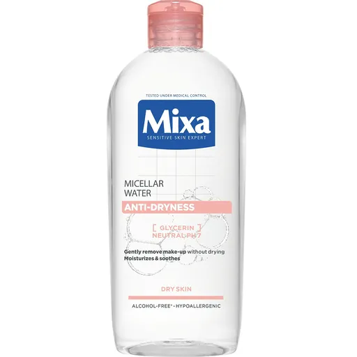 Mixa Micelární voda proti vysušování pleti Anti-Dryness (Micellar Water) 400 ml
