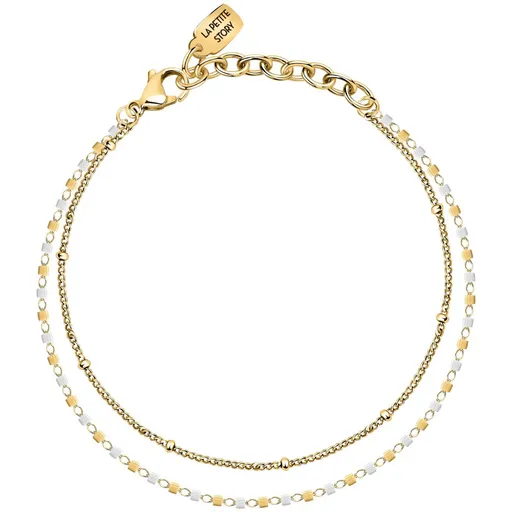 La Petite Story Dvojitý pozlacený náramek Friendship LPS05ARR97