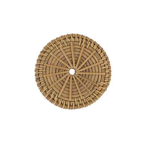 Ratanová kulatá dekorace Amy na zeď S - 10*10*1cm Mars & More