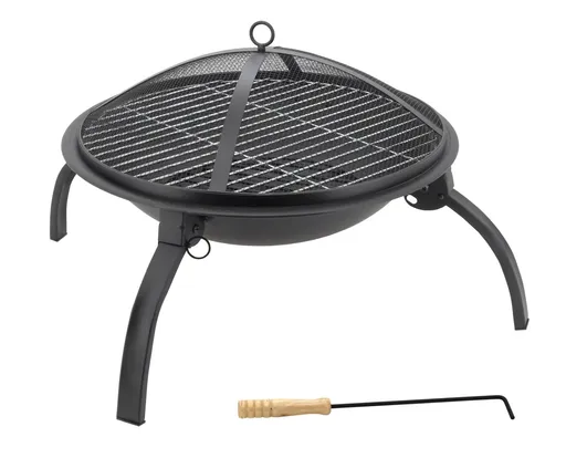 Ohniště s grilovací mřížkou a poklopem VESUV