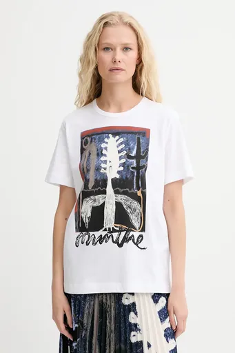 Bavlněné tričko MUNTHE LACK