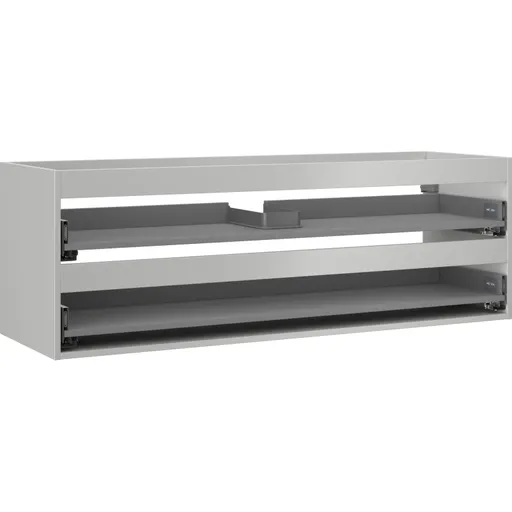 MEXEN Box-A skříňka pro umyvadlo 140, 2 zásuvky, šedý mat 91AX0-1400-470-2-62