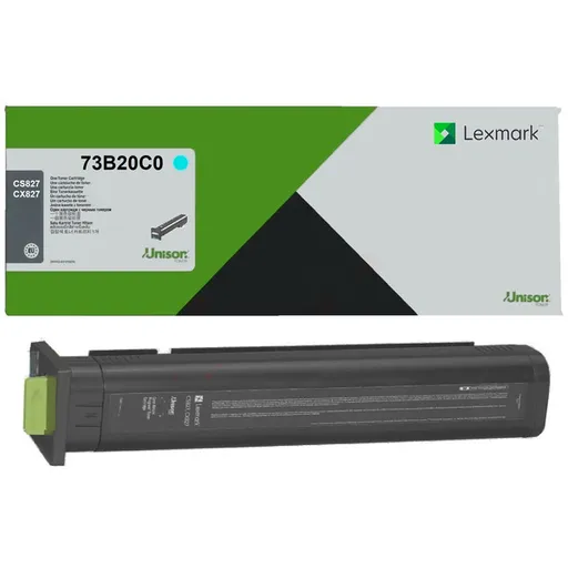 LEXMARK 73B20C0 - originální toner, azurový, 15000 stran
