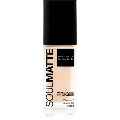 Gabriella Salvete SoulMatte Hyaluronic Foundation dlouhotrvající make-up s matným efektem odstín 02C Ivory Cold 30 ml