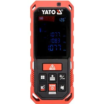 YATO Laserový měřič vzdálenosti 0.2-40M, 10 režimů (5906083029295)