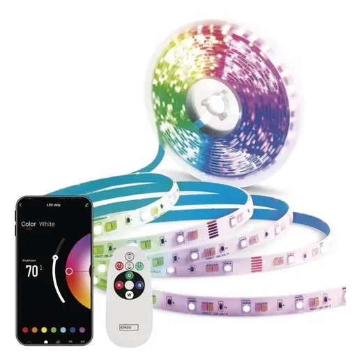 EMOS GoSmart RGB+CCT LED pásek 22W s WiFi 5m ZPW518R
