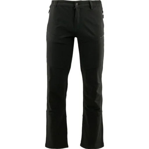 ALPINE PRO MUSAR Pánské softshellové kalhoty, černá, velikost