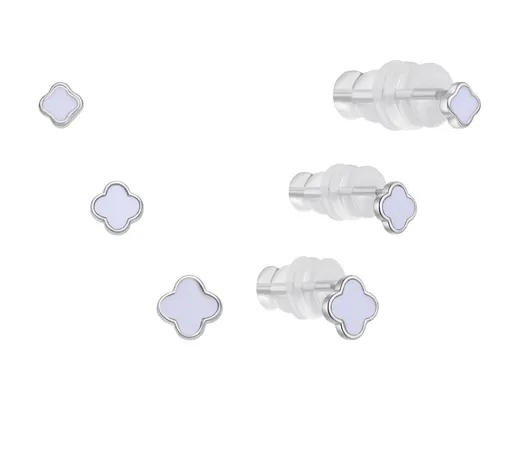 MOISS Sada stříbrných peckových náušnic E0004920 (3 páry náušnic)