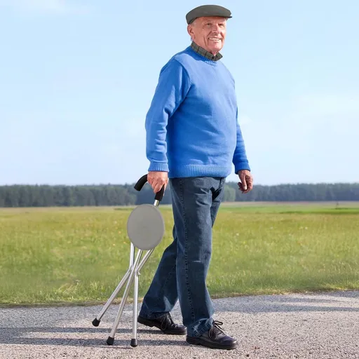 Weltbild Skládací vycházková hůl se sedátkem