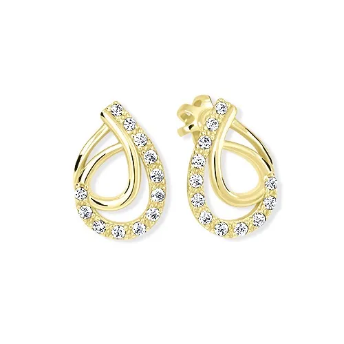 Soliter Krásné náušnice ze žlutého zlata 239 001 01064