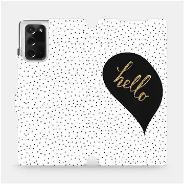 Flipové pouzdro na mobil Samsung Galaxy Note 20 - M013P Golden hello (5903516331574)