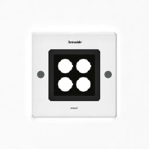 Artemide Ego 150 downlight čtverec EL 3000K hliník IK09 T4065ELPTW00