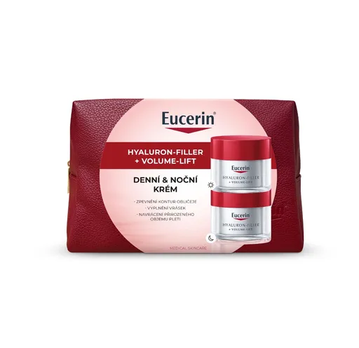 Eucerin Hyaluron-Filler + Volume-Lift vánoční kazeta 2x50 ml