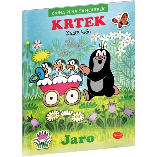 ELLA & MAX KRTEK A JARO Kniha samolepek, mix, velikost