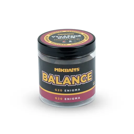 Mikbaits Boilie Gangster Balance 250ml - G20 Enigma 24mm,Mikbaits Boilie Gangster Balance 250ml - G20 Enigma 24mm