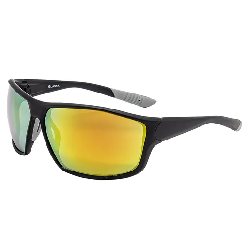 Glassa Sluneční brýle PG 892 černé / oranžové čočky