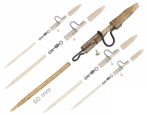 Zfish závěsky heavy duty clip complete pin set 60 mm 5 ks