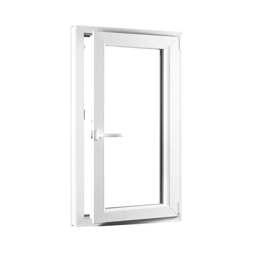 Jednokřídlé plastové okno REHAU Smartline+, otvíravo-sklopné pravé - SKLADOVÁ-OKNA.cz - 650 x 1200