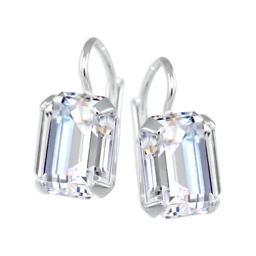 Soliter Třpytivé náušnice s kubickými zirkony 438 001 01771 04