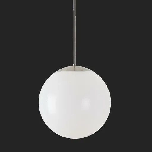 OSMONT ISI72639 ISIS P3 PM HP závěsné plastové svítidlo nerez broušená / bílá IP40 4000 K 52W LED nouzové kombinované 3 h