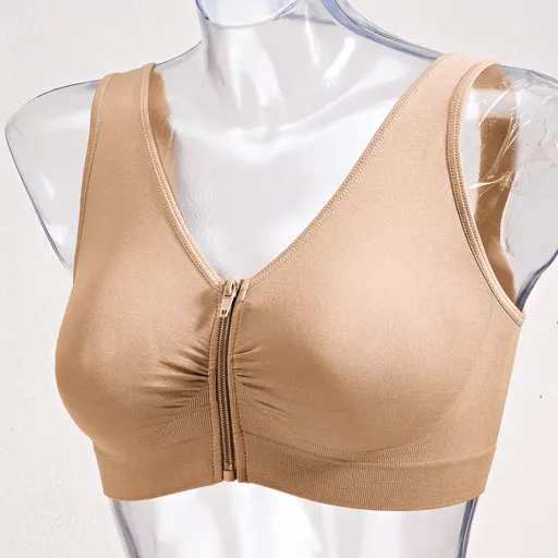 3 měkké podprsenky na zip