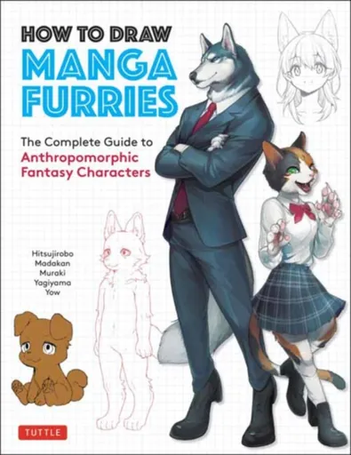 How to Draw Manga Furries - Hitsujirobo, Yagiyama, Muraki, Madakan
