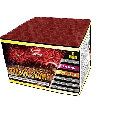 Ohňostroj - Baterie výmetnic dragon show 64ran (8595596303274)