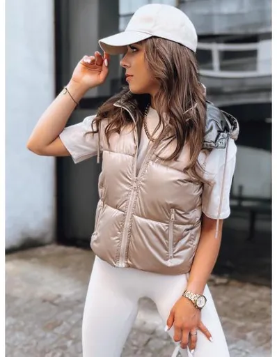 Dámská sportovní prošívaná vesta OSHE camellia