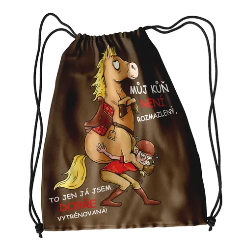 Vak na záda Kůň není rozmazlený