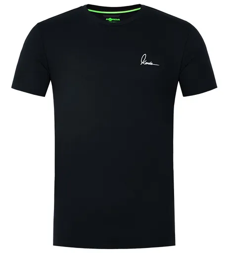 Korda tričko minimal tee black - xl