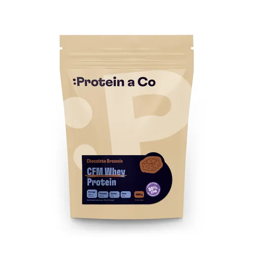 Protein a Co CFM WHEY PROTEIN 80 1 kg, Chocolate brownie