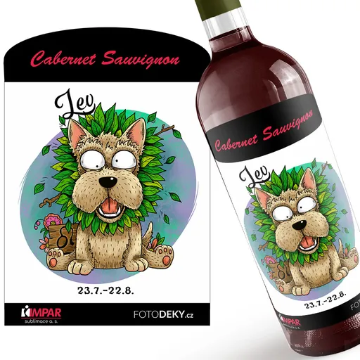 Víno Psí znamení – lev (Druh Vína: Červené víno)