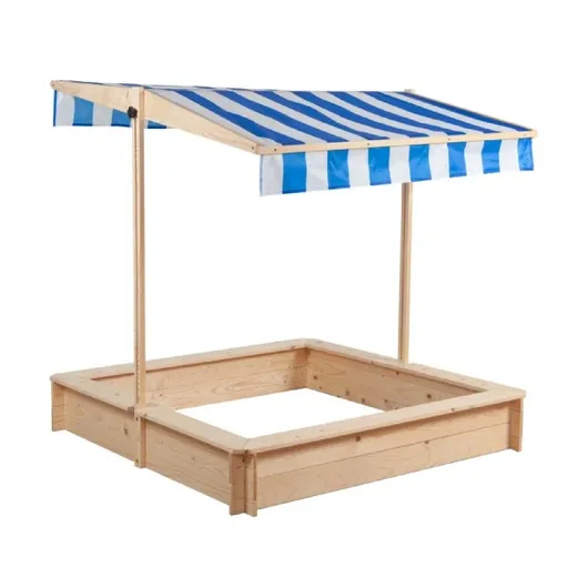 ABC GardenMeister Pískoviště se stříškou 118x118 cm přírodní