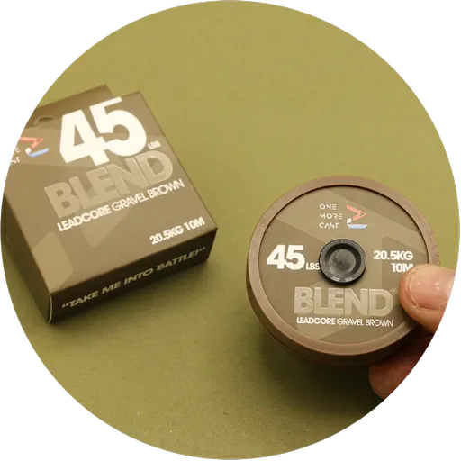 One more cast olověná šňůra blend leadcore 10 m 45 lb - brown