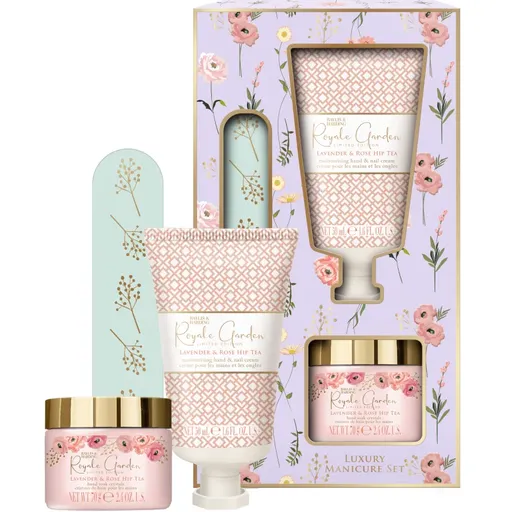 Baylis & Harding Royale Garden Lavender & Rose Hip Tea dárková sada na ruce a nehty