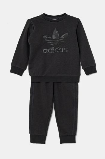 Dětská tepláková souprava adidas Originals CREW SET šedá barva, IY1749