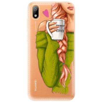 iSaprio My Coffe and Redhead Girl pro Huawei Y5 2019 (coffread-TPU2-Y5-2019)