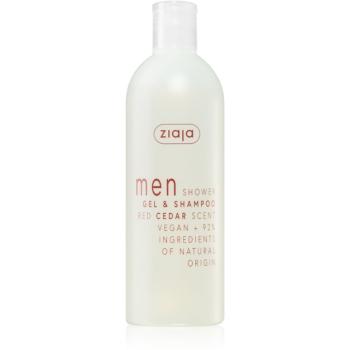 Ziaja Men sampon és tusfürdő gél 2 in 1 Red Cedar 400 ml