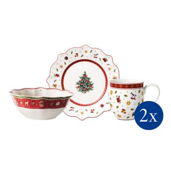 Vánoční snídaňový set pro 2 Toy's Delight, 6ks - Villeroy & Boch