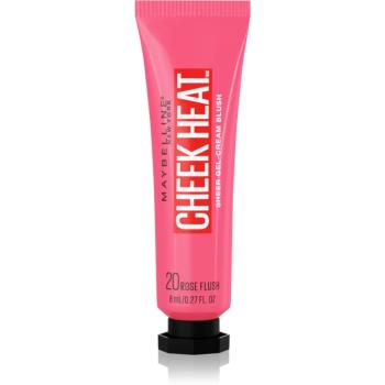 Maybelline Face Studio Cheek Heat gelově-krémová tvářenka odstín 20 Rose Flash 10 ml