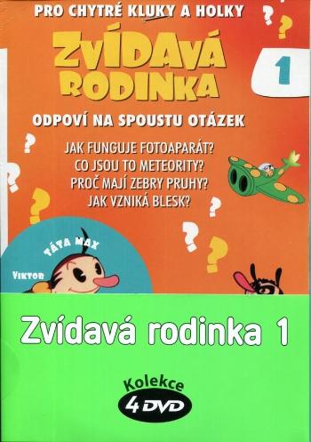 Zvídavá rodinka 1 - kolekce (4xDVD) (papírový obal)