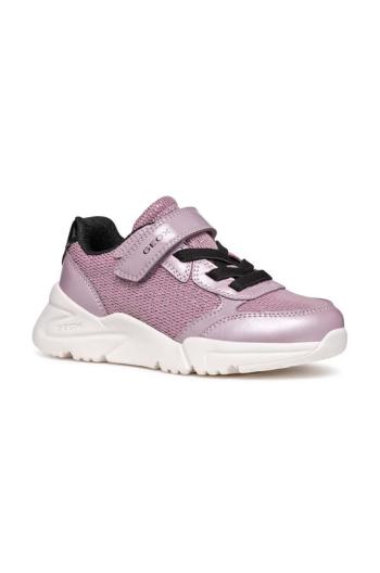 Dětské sneakers boty Geox LOFTUS růžová barva, J46M2C.0ASAJ