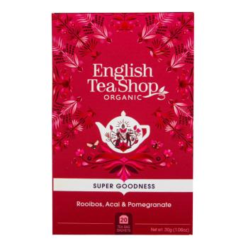 Čaj Rooibos s acai a granátovým jablkem 20 sáčků BIO   ENGLISH TEA SHOP